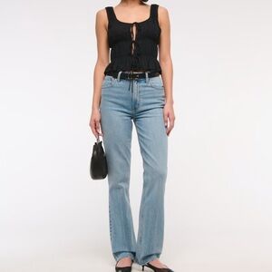 Abercrombie & Fitch High Rise Blue Jeans